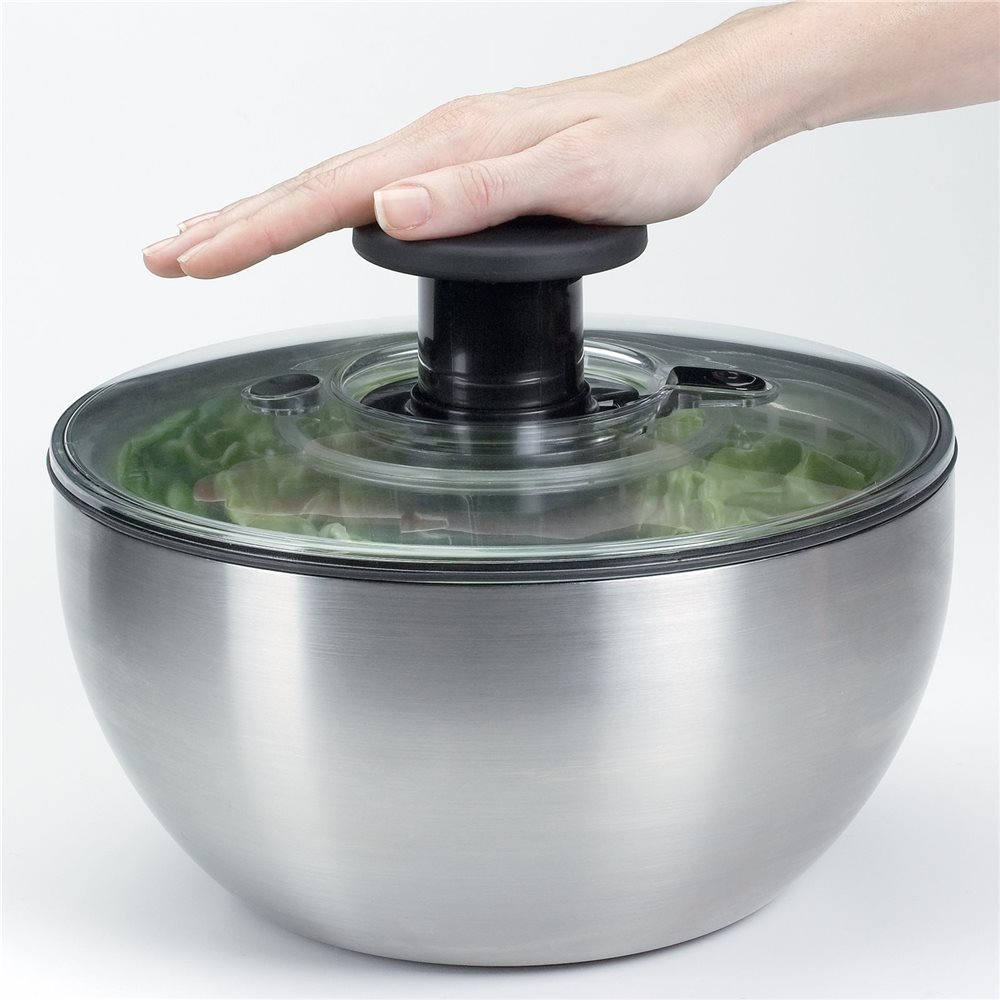 Centrifuga per insalata inox 26 cm - Tom Press